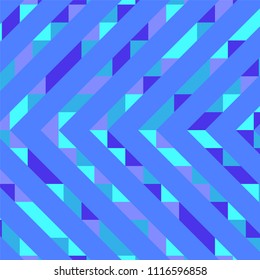 Abstract geometric background with lines of colored triangles. Can be used as poster, banner, border, background, Wallpaper, card, print and etc. Eps10 vector.