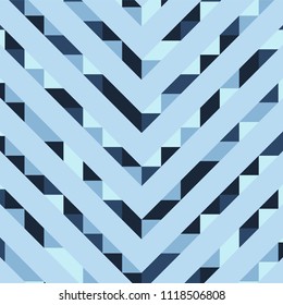 Abstract geometric background with lines of colored triangles. Can be used as poster, banner, border, background, Wallpaper, card, print and etc. Eps10 vector.