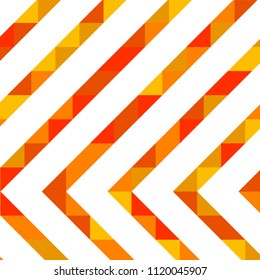 Abstract geometric background with lines of colored triangles. Can be used as poster, banner, border, background, Wallpaper, card, print and etc. Eps10 vector.