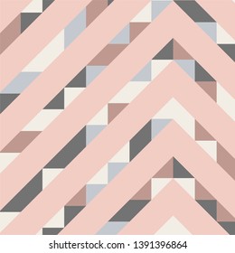 Abstract geometric background with lines of colored triangles. Can be used as poster, banner, border, background, Wallpaper, card, print and etc. Eps10 vector.