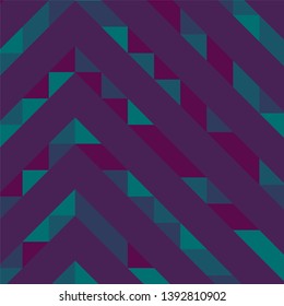 Abstract geometric background with lines of colored triangles. Can be used as poster, banner, border, background, Wallpaper, card, print and etc. Eps10 vector.