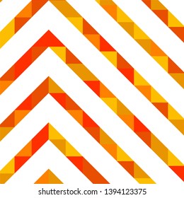 Abstract geometric background with lines of colored triangles. Can be used as poster, banner, border, background, Wallpaper, card, print and etc. Eps10 vector.