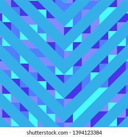 Abstract geometric background with lines of colored triangles. Can be used as poster, banner, border, background, Wallpaper, card, print and etc. Eps10 vector.