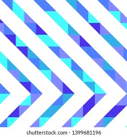 Abstract geometric background with lines of colored triangles. Can be used as poster, banner, border, background, Wallpaper, card, print and etc. Eps10 vector.