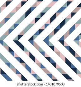 Abstract geometric background with lines of colored triangles. Can be used as poster, banner, border, background, Wallpaper, card, print and etc. Eps10 vector.