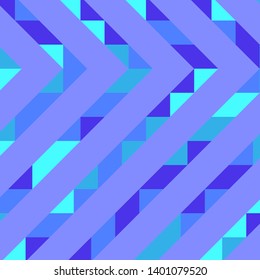 Abstract geometric background with lines of colored triangles. Can be used as poster, banner, border, background, Wallpaper, card, print and etc. Eps10 vector.