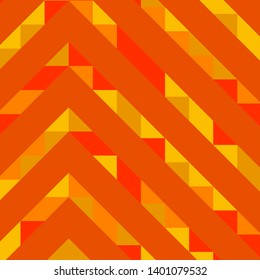 Abstract geometric background with lines of colored triangles. Can be used as poster, banner, border, background, Wallpaper, card, print and etc. Eps10 vector.