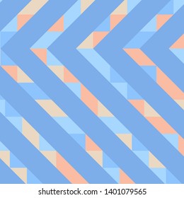 Abstract geometric background with lines of colored triangles. Can be used as poster, banner, border, background, Wallpaper, card, print and etc. Eps10 vector.