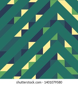 Abstract geometric background with lines of colored triangles. Can be used as poster, banner, border, background, Wallpaper, card, print and etc. Eps10 vector.