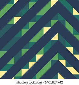 Abstract geometric background with lines of colored triangles. Can be used as poster, banner, border, background, Wallpaper, card, print and etc. Eps10 vector.