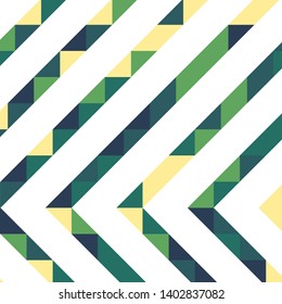 Abstract geometric background with lines of colored triangles. Can be used as poster, banner, border, background, Wallpaper, card, print and etc. Eps10 vector.