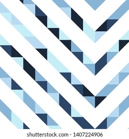 Abstract geometric background with lines of colored triangles. Can be used as poster, banner, border, background, Wallpaper, card, print and etc. Eps10 vector.