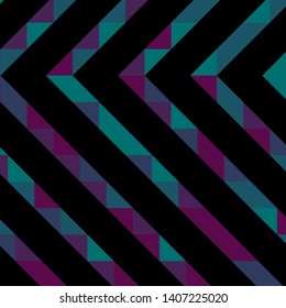 Abstract geometric background with lines of colored triangles. Can be used as poster, banner, border, background, Wallpaper, card, print and etc. Eps10 vector.