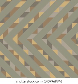 Abstract geometric background with lines of colored triangles. Can be used as poster, banner, border, background, Wallpaper, card, print and etc. Eps10 vector.
