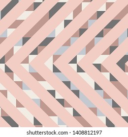 Abstract geometric background with lines of colored triangles. Can be used as poster, banner, border, background, Wallpaper, card, print and etc. Eps10 vector.