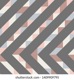 Abstract geometric background with lines of colored triangles. Can be used as poster, banner, border, background, Wallpaper, card, print and etc. Eps10 vector.