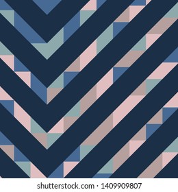 Abstract geometric background with lines of colored triangles. Can be used as poster, banner, border, background, Wallpaper, card, print and etc. Eps10 vector.