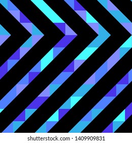 Abstract geometric background with lines of colored triangles. Can be used as poster, banner, border, background, Wallpaper, card, print and etc. Eps10 vector.