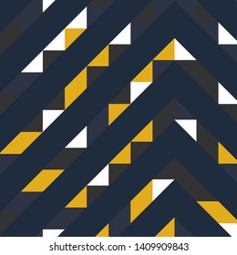 Abstract geometric background with lines of colored triangles. Can be used as poster, banner, border, background, Wallpaper, card, print and etc. Eps10 vector.