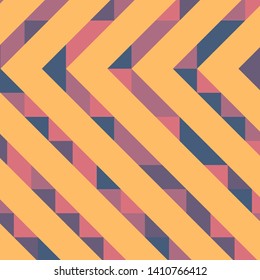 Abstract geometric background with lines of colored triangles. Can be used as poster, banner, border, background, Wallpaper, card, print and etc. Eps10 vector.