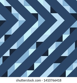 Abstract geometric background with lines of colored triangles. Can be used as poster, banner, border, background, Wallpaper, card, print and etc. Eps10 vector.