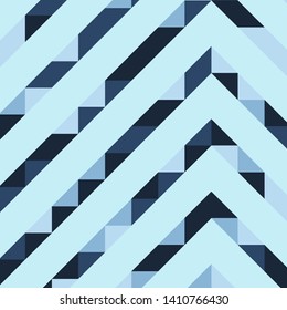 Abstract geometric background with lines of colored triangles. Can be used as poster, banner, border, background, Wallpaper, card, print and etc. Eps10 vector.