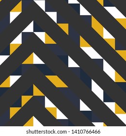 Abstract geometric background with lines of colored triangles. Can be used as poster, banner, border, background, Wallpaper, card, print and etc. Eps10 vector.