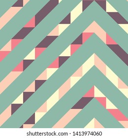 Abstract geometric background with lines of colored triangles. Can be used as poster, banner, border, background, Wallpaper, card, print and etc. Eps10 vector.