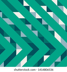 Abstract geometric background with lines of colored triangles. Can be used as poster, banner, border, background, Wallpaper, card, print and etc. Eps10 vector.