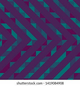 Abstract geometric background with lines of colored triangles. Can be used as poster, banner, border, background, Wallpaper, card, print and etc. Eps10 vector.