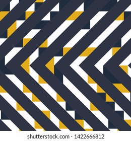 Abstract geometric background with lines of colored triangles. Can be used as poster, banner, border, background, Wallpaper, card, print and etc. Eps10 vector.