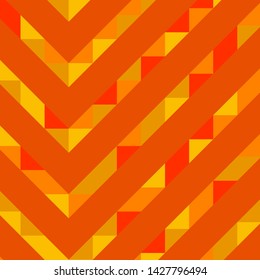 Abstract geometric background with lines of colored triangles. Can be used as poster, banner, border, background, Wallpaper, card, print and etc. Eps10 vector.