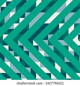 Abstract geometric background with lines of colored triangles. Can be used as poster, banner, border, background, Wallpaper, card, print and etc. Eps10 vector.