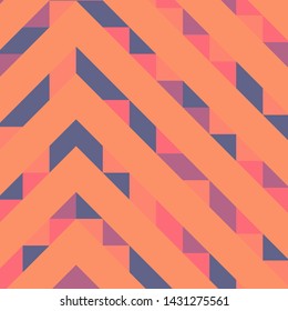 Abstract geometric background with lines of colored triangles. Can be used as poster, banner, border, background, Wallpaper, card, print and etc. Eps10 vector.