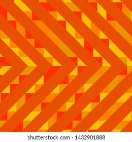 Abstract geometric background with lines of colored triangles. Can be used as poster, banner, border, background, Wallpaper, card, print and etc. Eps10 vector.