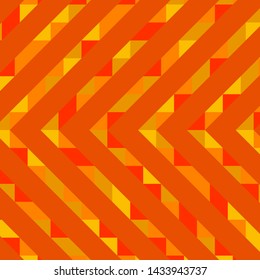 Abstract geometric background with lines of colored triangles. Can be used as poster, banner, border, background, Wallpaper, card, print and etc. Eps10 vector.