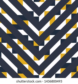 Abstract geometric background with lines of colored triangles. Can be used as poster, banner, border, background, Wallpaper, card, print and etc. Eps10 vector.