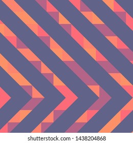 Abstract geometric background with lines of colored triangles. Can be used as poster, banner, border, background, Wallpaper, card, print and etc. Eps10 vector.