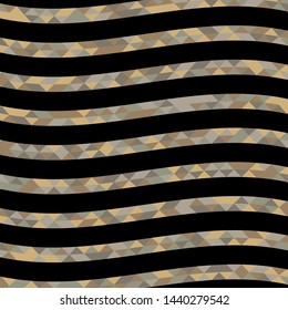 Abstract geometric background with lines of colored triangles. Can be used as poster, banner, border, background, Wallpaper, card, print and etc. Eps10 vector.