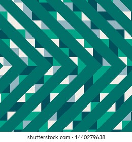 Abstract geometric background with lines of colored triangles. Can be used as poster, banner, border, background, Wallpaper, card, print and etc. Eps10 vector.