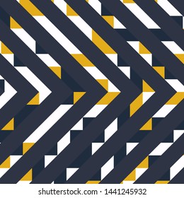 Abstract geometric background with lines of colored triangles.  Eps10 vector.