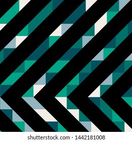 Abstract geometric background with lines of colored triangles. Can be used as poster, banner, border, background, Wallpaper, card, print and etc. Eps10 vector.