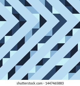 Abstract geometric background with lines of colored triangles. Can be used as poster, banner, border, background, Wallpaper, card, print and etc. Eps10 vector.