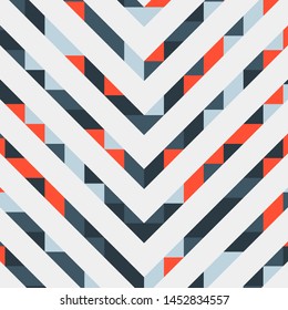 Abstract geometric background with lines of colored triangles. Can be used as poster, banner, border, background, Wallpaper, card, print and etc. Eps10 vector.