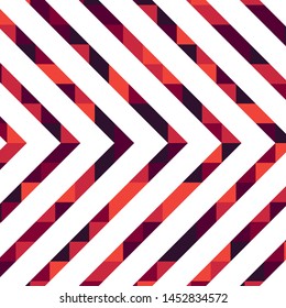 Abstract geometric background with lines of colored triangles. Can be used as poster, banner, border, background, Wallpaper, card, print and etc. Eps10 vector.