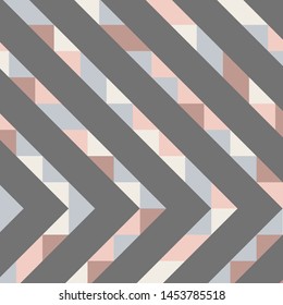 Abstract geometric background with lines of colored triangles. Can be used as poster, banner, border, background, Wallpaper, card, print and etc. Eps10 vector.