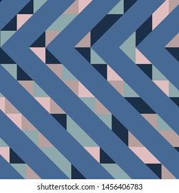 Abstract geometric background with lines of colored triangles. Can be used as poster, banner, border, background, Wallpaper, card, print and etc. Eps10 vector.