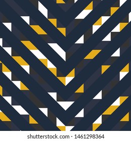 Abstract geometric background with lines of colored triangles. Can be used as poster, banner, border, background, Wallpaper, card, print and etc. Eps10 vector.