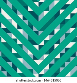 Abstract geometric background with lines of colored triangles. Can be used as poster, banner, border, background, Wallpaper, card, print and etc. Eps10 vector.