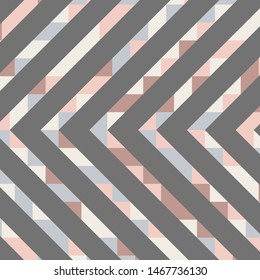 Abstract geometric background with lines of colored triangles. Can be used as poster, banner, border, background, Wallpaper, card, print and etc. Eps10 vector.